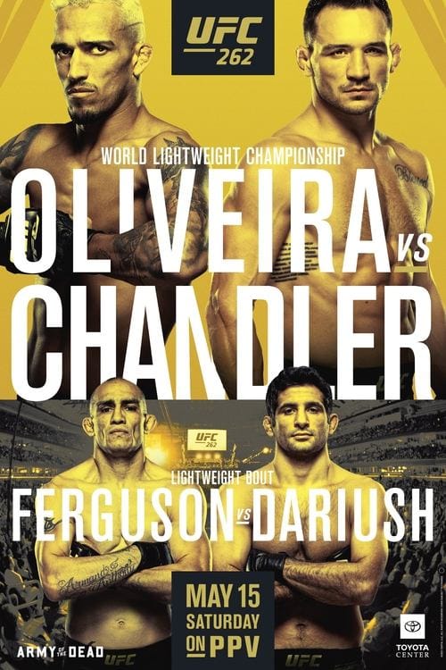 UFC 262: Oliveira vs. Chandler poster