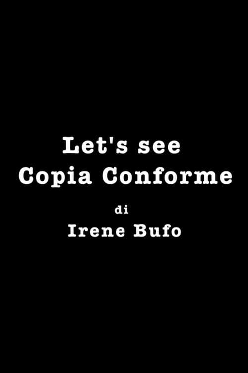 Let's See Copia Conforme poster
